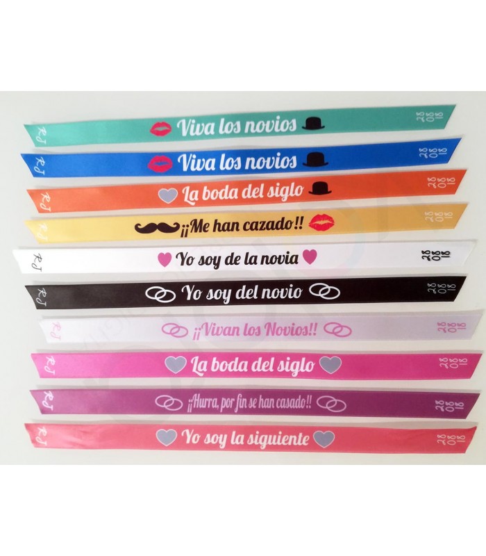 Pulseras de tela Personalizadas