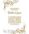 10 INVITACIONES METACRILATO 3mm