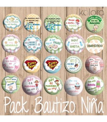 PACK BAUTIZO NIÑA (10 Ud)