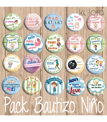 PACK BAUTIZO NIÑO (10 Ud)