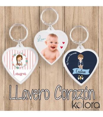 10 LLAVEROS CORAZÓN