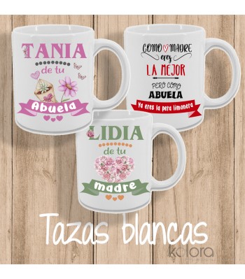 TAZA BLANCA VARIADA