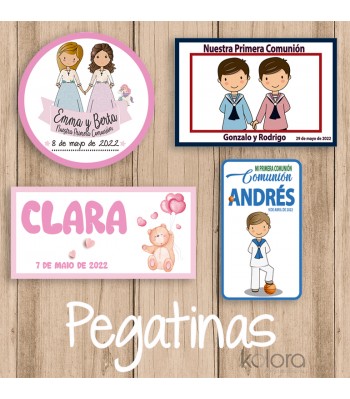 25 PEGATINAS PERSONALIZADAS