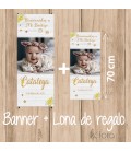 BANNER BAUTIZO AMARILLO