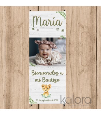 BANNER BAUTIZO TIGRE