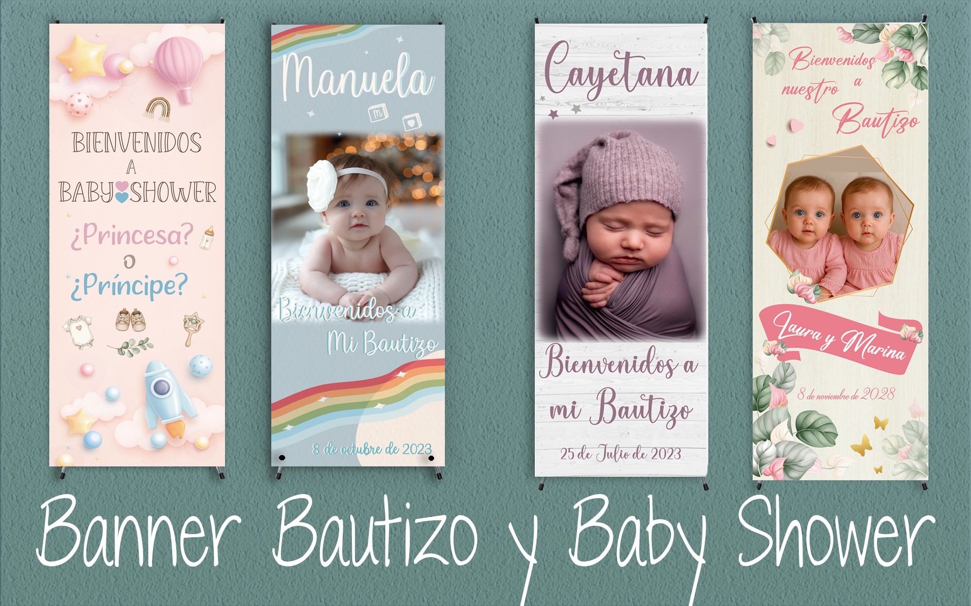 BANNER BAUTIZO Y BABY SHOWER